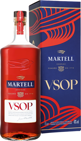 Коньяк Martell VSOP (Подарочная упаковка), 1 л в Новосибирске