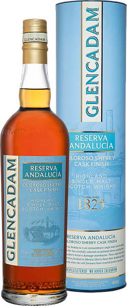 Glencadam Reserva Andalucia Oloroso Sherry Cask Finish Highland Single Malt Scotch Whisky (gift box), 0.7 л в Новосибирске