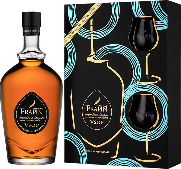 Frapin Grande Champagne Premier Grand Cru du Cognac VSOP (gift box whis 2 glasses), 0.7 л в Новосибирске