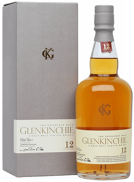 Glenkinchie 12 y.o. single malt scotch whisky (gift box), 0.75л