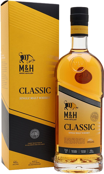 M&H Classic Single Malt Whiskey (gift box), 0.7 л в Новосибирске