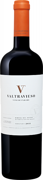 Вино Valtravieso Vino De Paramo Crianza Ribera del Duero DO Bodegas y Vinedos Valtravieso, 0.75 л