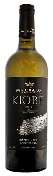 Cuvee Chardonnay-Aligote Kuban. Novorossiysk Myskhako, 0.75 л в Новосибирске