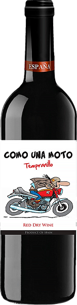 Como Una Moto Tempranillo Dry Vinos & Bodegas, 0.75 л в Новосибирске