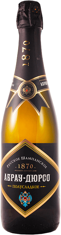 Русское Шампанское Полусладкое Абрау-Дюрсо 0.375 л