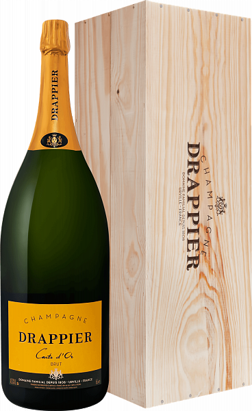 Drappier Carte d’Or Brut Champagne AOP in gift box, 6л